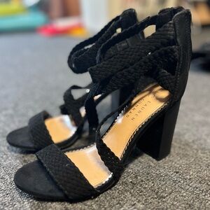 lc lauren conrad high heel sandals